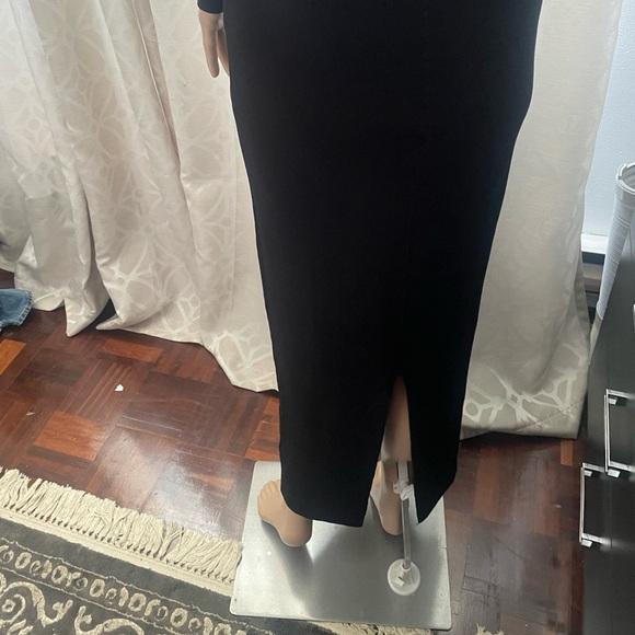 Chic knit Black Long Sleeve Dress - Picture 7 of 9